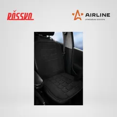 ADHC021 AIRLINE Накидка с подогревом на переднее сиденье 12 В, 35/45Вт, 100*50см, искусств.мех, черная | перед |