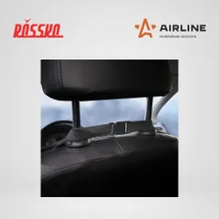 ADHC021 AIRLINE Накидка с подогревом на переднее сиденье 12 В, 35/45Вт, 100*50см, искусств.мех, черная | перед |