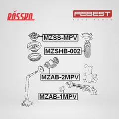 MZSHB-002 Febest Пыльник переднего амортизатора | перед прав/лев |