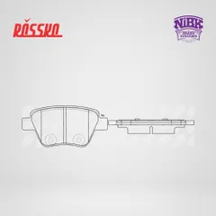 PN0550 NIBK Колодки тормозные дисковые, задние, правые, левые