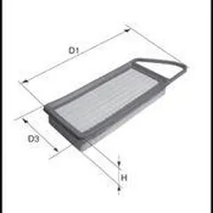 ELP9591 MECAFILTER Фильтр воздушный