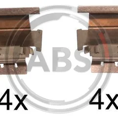 1298Q ABS Комплектующие, колодки дискового тормоза