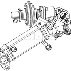 CE 12 000P Mahle Радиатор системы рециркуляции ОГ