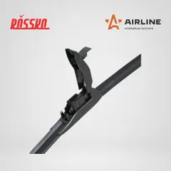 AWBBN430 AIRLINE Щетка стеклоочистителя бескаркасная PLUS 430мм (17 ) 1 адаптер (Hook 9x3, 9x4 - Крючок 9x3, 9x4)