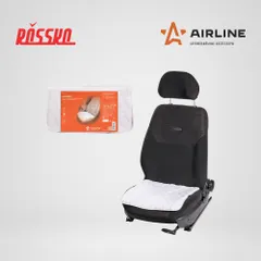 AFC-A-01 AIRLINE Накидка, подушка на сиденье из искусственного меха, белая, с коротким ворсом, 1 шт
