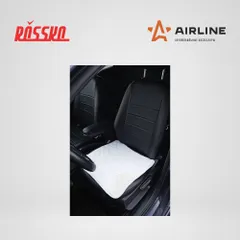 AFC-A-01 AIRLINE Накидка, подушка на сиденье из искусственного меха, белая, с коротким ворсом, 1 шт