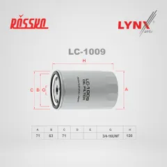 LC-1009 LYNXauto Масляный фильтр HCV