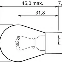 032203 Valeo Лампа PY21W 12V 21W Essential BAU15s, 10