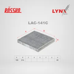 LAC-141C LYNXauto Угольный фильтр салона