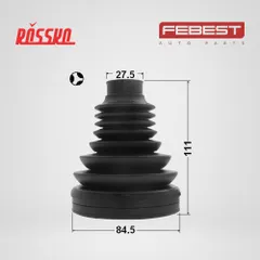 1715-Q5T Febest Пыльник шрус внутренний комплект 84.5x111x27.5 | прав/лев |