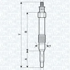 062900000304 Magneti Marelli Свеча накаливания