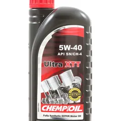 CH9701-1-E CHEMPIOIL Синтетическое моторное масло 5W-40 Ultra XTT SN CF, CH-4, A3, B4, 1л