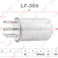 LF-369 LYNXauto Топливный фильтр