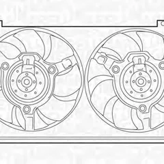 069422244010 Magneti Marelli Вентилятор, охлаждение двигателя