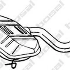 287-219 Bosal Основной глушитель
