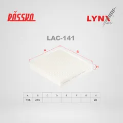 LAC-141 LYNXauto Фильтр салона