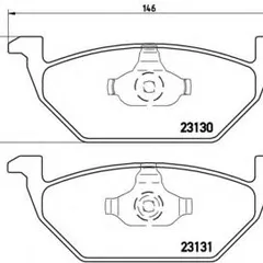 P 85 041 Brembo Колодки тормозные дисковые передние