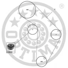 SK-1130 Optimal Комплект ремня ГРМ