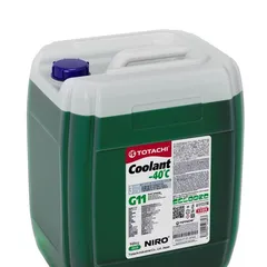 43210 Totachi Антифриз готовый раствор NIRO COOLANT G11 -40C зеленый 10 кг