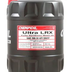 CH9702-20-E CHEMPIOIL Моторное масло синтетическое 5W-30 Ultra LRX SN, CF, C3, 20 л