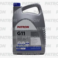 PCF3005 PATRON Антифриз 5кг 5кг (4.4л) - синий BLUE G11, TL 774-C, G011A8CA1, N600690, MAN 324 NF, MB 325.0, B0400240, 6901599, 1286083 (4 шт./уп.)