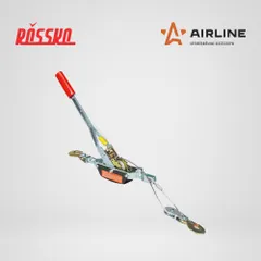 AMWL001 AIRLINE Лебедка ручная рычажная с двойным храповым механизмом 1 т, 2,2 м