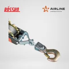 AMWL001 AIRLINE Лебедка ручная рычажная с двойным храповым механизмом 1 т, 2,2 м