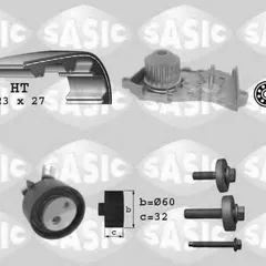 3904035 Sasic Комплект ремня ГРМ + насос водяной