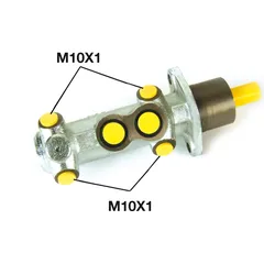 M 23 004 Brembo Цилиндр тормозной главный