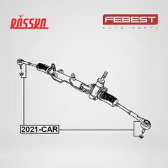 2021-CAR Febest Наконечник рулевой тяги передний правый левый