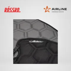 ACS-SB-02 AIRLINE Накидка Алькантара , задняя (3 предмета), экокожа с перфорацией, серая
