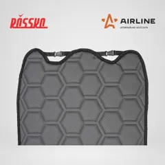 ACS-SB-02 AIRLINE Накидка Алькантара , задняя (3 предмета), экокожа с перфорацией, серая
