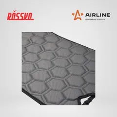 ACS-SB-02 AIRLINE Накидка Алькантара , задняя (3 предмета), экокожа с перфорацией, серая