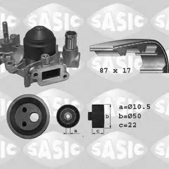 3904009 Sasic Комплект ремня ГРМ + насос водяной