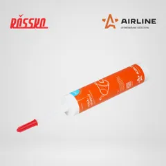 ADGC033 AIRLINE Клей-цемент для ремонта глушителей, картридж, 300 мл.