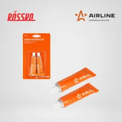 AGR05 AIRLINE Клей-активатор для ремонта шин и камер в тюбике 12мл, 2 шт в блистере