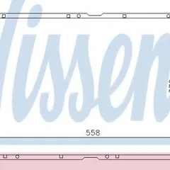 60035 Nissens Радиатор системы охлаждения