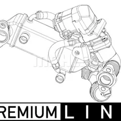 CE 10 000P Mahle Радиатор системы рециркуляции ОГ