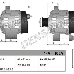 DAN501 Denso Генератор