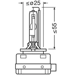 66340-1SCB Osram XENARC ORIGINAL