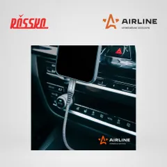 ACH-C-41 AIRLINE Кабель Type-C - micro USB 1м, серый нейлоновый