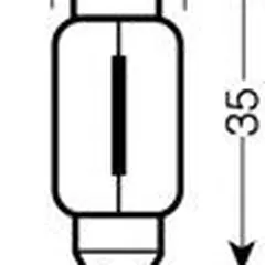 6418 Osram Лампа C5W 12V 5W SV8.5-8 ORIGINAL LINE, качество оригинальной запчасти OEM, 1 шт.
