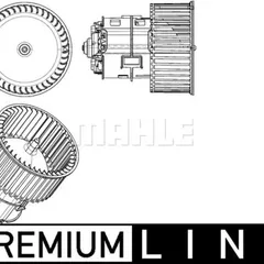 AB 182 000P Mahle Электродвигатель отопителя