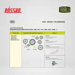 CM 1838 Trialli Ролик натяжной ГРМ