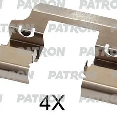 PSRK1321 PATRON Комплект монтажный тормозных колодок дисковых LAND ROVER: RANGE ROVER SPORT 06-, 05-, RANGE ROVER III 05-, 02-, DISCOVERY IV 09-, DISCOVERY III 04-
