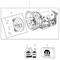 68218058AB Chrysler Масло для акпп atf+4 5л