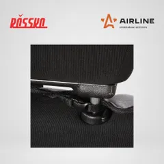 ACS-F-02 AIRLINE Накидки Алькантара, передние (2 шт.), серые