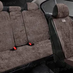 139172 PSV Накидки Decor (Темно-Коричневый), комплект на весь салон, велюр