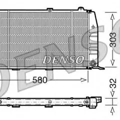 DRM02010 Denso Радиатор системы охлаждения