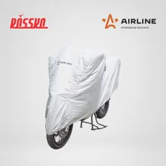 AC-MC-05 AIRLINE Чехол-тент защитный для мотоцикла универсальный серого цвета размер М 225х90х110 см